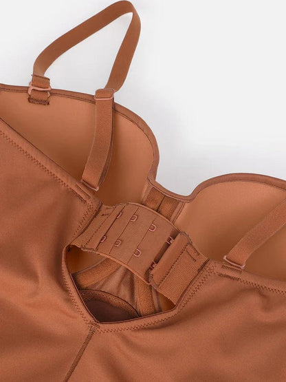 Trägerloser Unterwired Einteiler Bauchkontrolle Bodysuit Shapewear