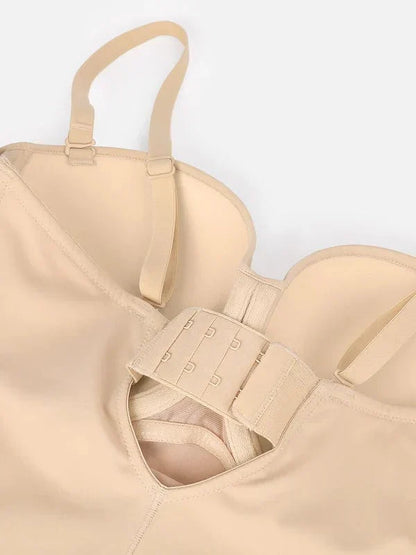 Trägerloser Unterwired Einteiler Bauchkontrolle Bodysuit Shapewear
